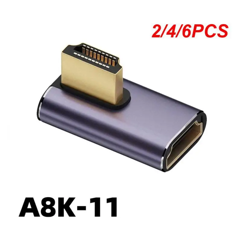 

2/4/6PCS HDMI-compatible Male To Female Adapter Multifunction 7680×4320@60hz HDMI-compatible Male To Male Adapter Durable 8k