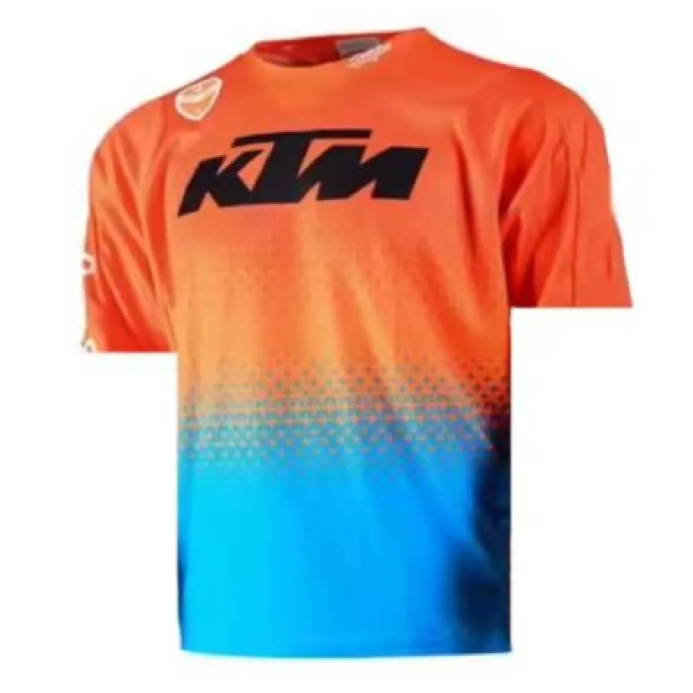 2026 KTM 남성용 반팔 사이클링 저지 MTB 다운힐 셔츠 DH MX 유니폼 산악 자전거 의류 여름 모토크로스 웨어 티셔츠