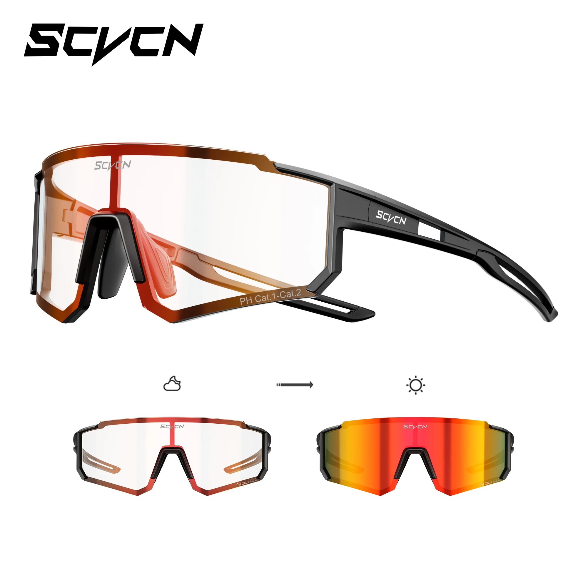Photochromic Cycling Sunglasses 1