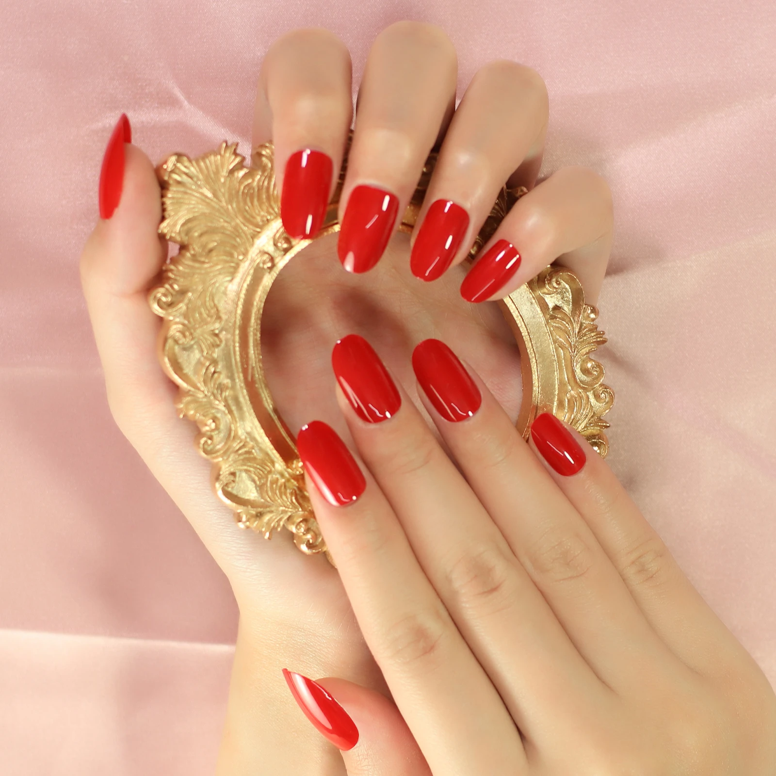 Squoval Finger Nails Deep Red Color Glossy Fake Nails Press On Nails Wholesale Short Version Nails Art Nature High Quality Aliexpress Squoval Finger Nails Deep Red Color Glossy Fake Nails Press On Nails Wholesale Short Version Nails Art Nature High Quality Aliexpress