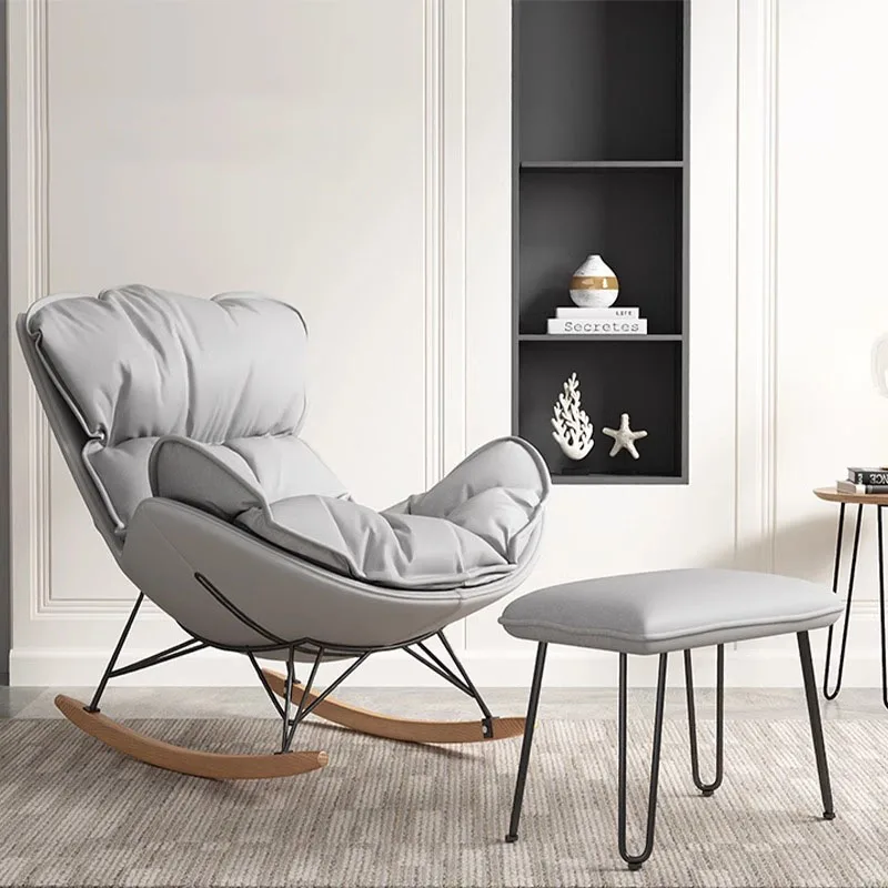 

Gaming Design Living Room Chair Modern Balcony Reclinable Nordic Chair Rocking Comfy Articulos Para El Hogar Home Decoraction
