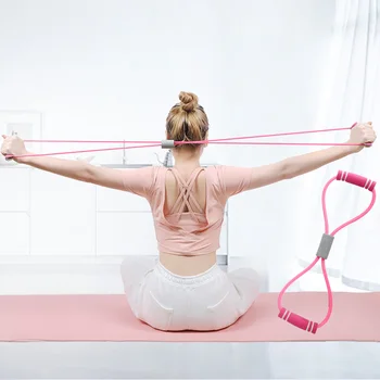 8-Shaped Resistance Band for Yoga Workouts 1
