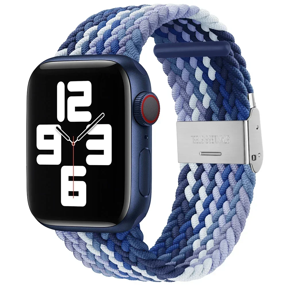 Braided Nylon Elastic Solo Loop Bracelet