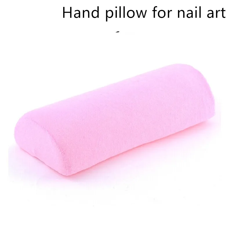 

1pc Manicure Hand Rests Soft Pillow Nail Arm Holder Washable Hand Cushion Sponge Wrist Nail Art Stand for Manicure Pink Pillow