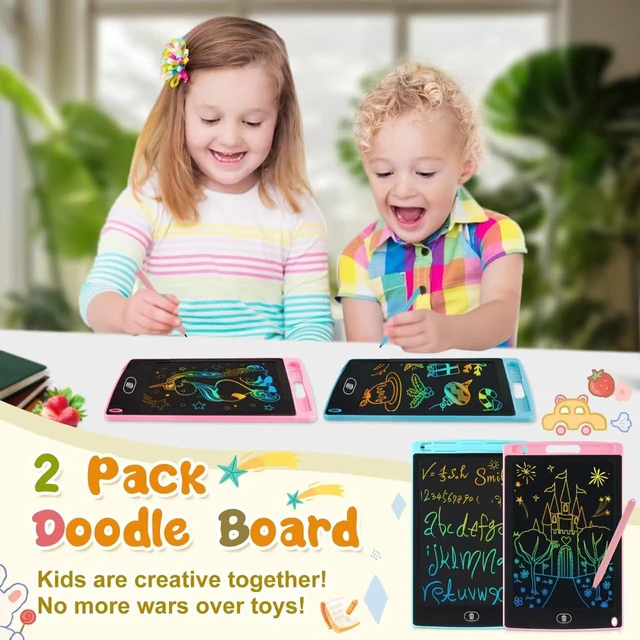16/12 inch Colorful Drawing Tablet Writing Pad LCD Writing Tablet Doodle Board Toddler Toys for 3 4 5 6 7 8 Year Old Girls Boys 3