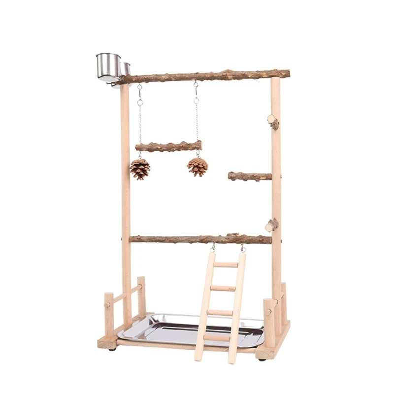 

Climbing Toy for Birds Bird Rope Climbing Decoration Swing Training Perch Parrot Cage Toy Tray Chew Toy