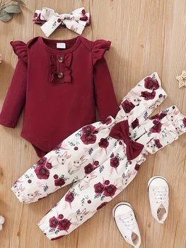 Baby Girl Romper Set 1