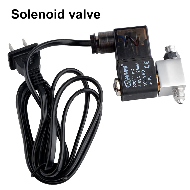 DIY Aquarium CO2 Regulator Magnetic Solenoid Kit Check Valve Fish Tank Accessories CO2 Control System Reactor Generator Set 