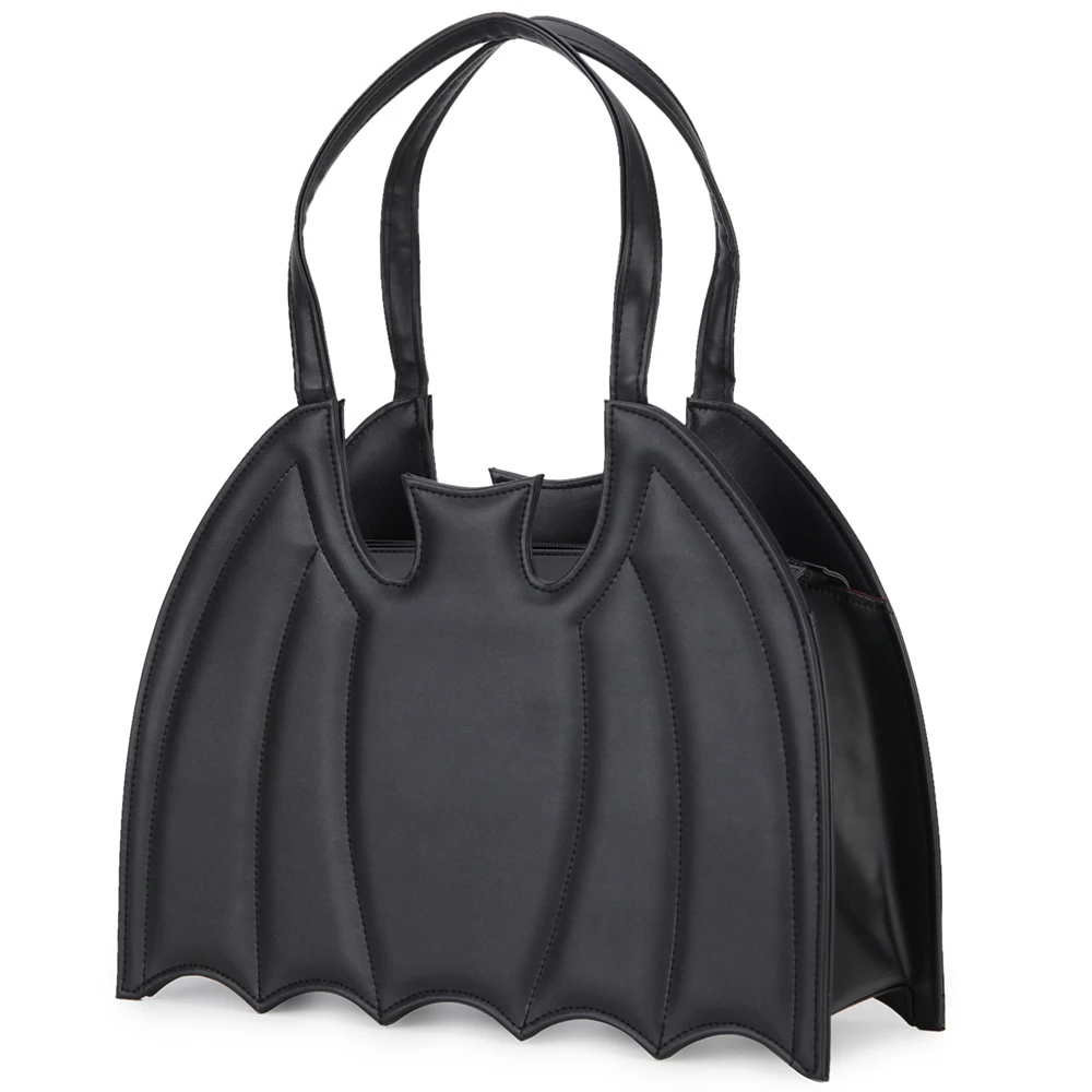 Gothic Bat Shape Purses and Handbags for Women Halloween Party