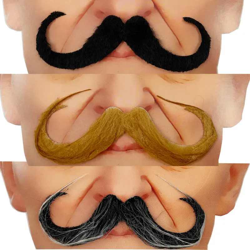 Funny Fake Beard Halloween Holiday Prom Party Fake Men's Eight Beard