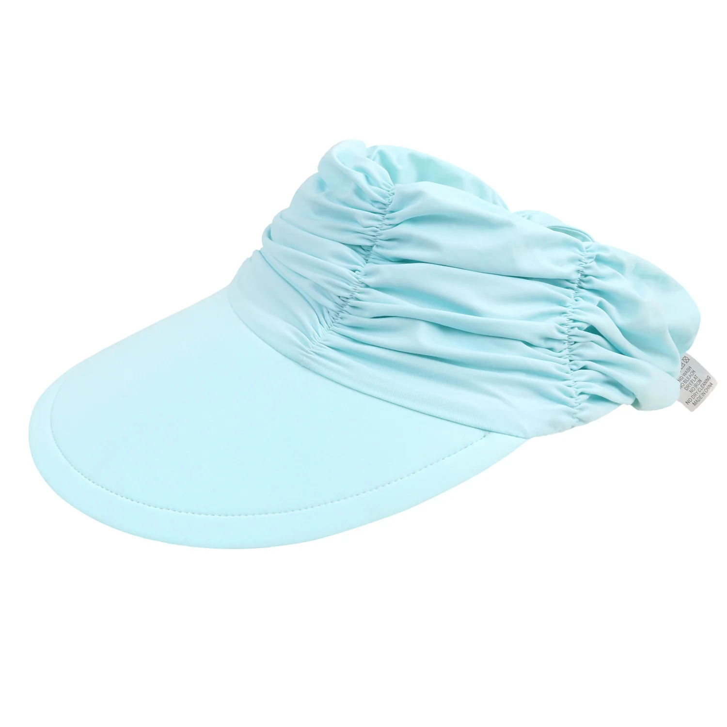 Leere Top-Visiere für Damen, einfarbig, lässig, vielseitig, Sonnenschutz, breite Krempe, atmungsaktiv, für den Außenbereich, Schwimmen, Sonnenhüte für Mädchen – Detail 14
