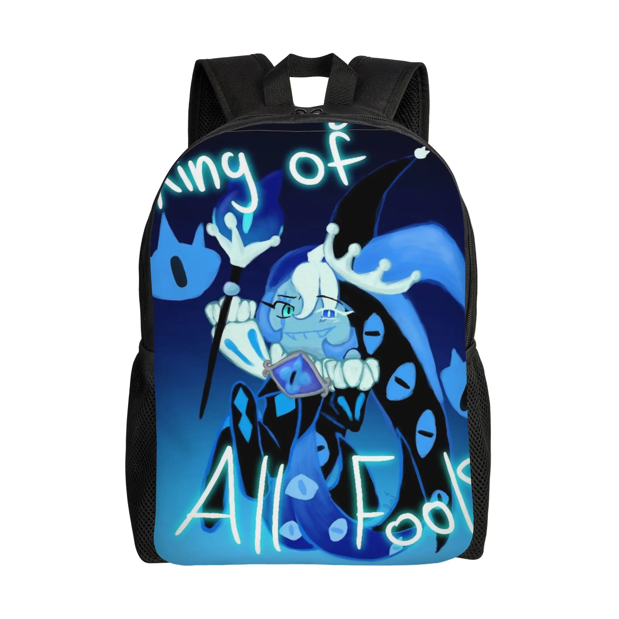 King of All Fools Shadow Milk Cookie 쿨 백팩 경량 고등학교 작업용 쿠키런 킹덤 데이팩 대학용 숄더백