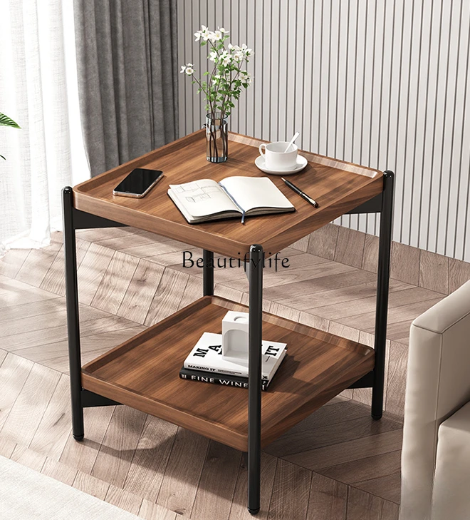 

Side Coffee Table Small Simple Modern Corner Square Side Cabinet