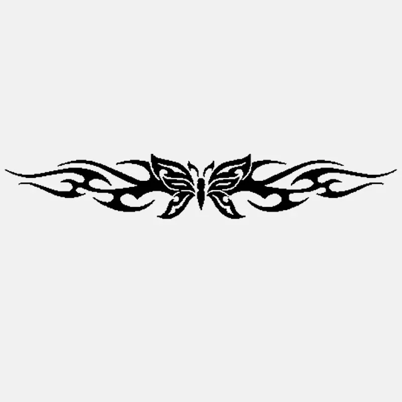 

Car Sticker Butterfly Decal Car Sticker Graphic Tribal Flame Car Creative PVC Waterproof Sunscreen 15cm