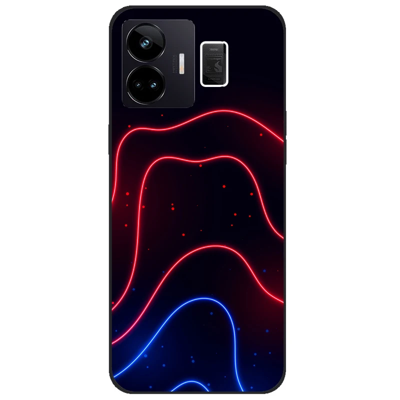 리얼미 GT 네오 5 케이스 보호 커버, 리얼미GT 네오5 폰 커버, 리얼미 GT 네오 5 케이스 실리콘 블랙 범퍼 소프트 TPU 코크