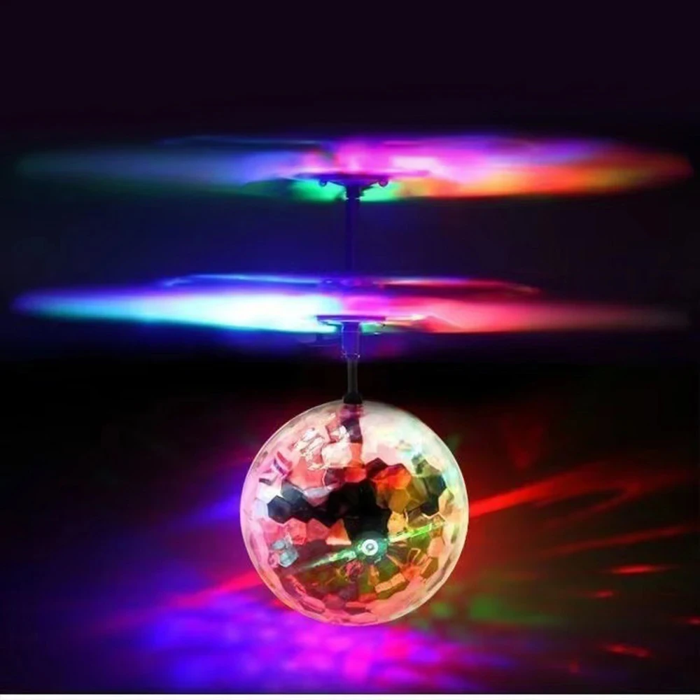 Flying Ball Boomerang Fly Orb Magic With LED Lights Drone Kids Toys Hover Ball Nova Orb Flying Spinner Fidget Family Toys Gifts 3