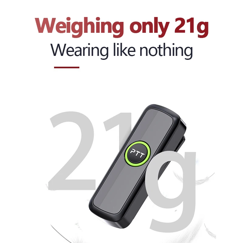 Wireless Mini Walkie Talkie Ear Mounted Beauty Salon Hairdressing Restaurant Small And Compact Bluetooth Collar Clip intercom 6