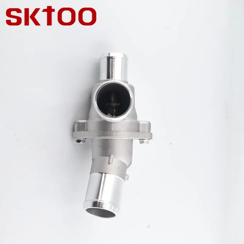 AJ813558 F53E-8K528-CB F6ZE-8A587-BA AJ81766 Thermostat Housing Assembly For Jaguar S-Type XF Compatible For XJ XJS XJ6