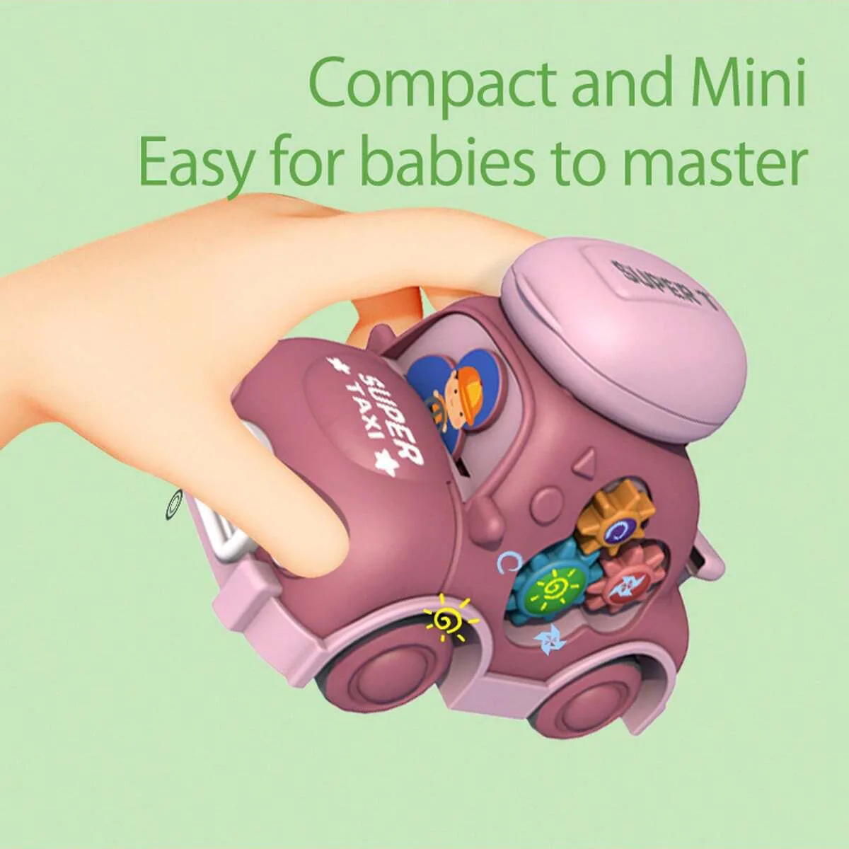 لعبة سيارة التعليم المبكر للأطفال ، معدات السيدان...