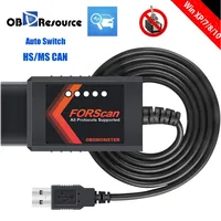 FORScan ELM327 V1.5 USB HS /MS CAN for FORScan Pro Car Scan Tools For Ford Hidden Function Programming OBD2 Diagnostic Scanner 1
