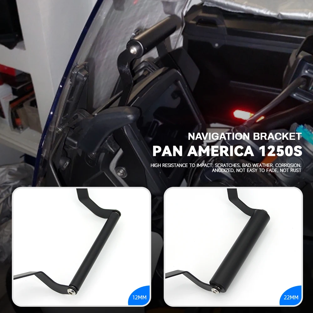 Support GPS Moto Pour Kawasaki Ninja Z1000SX 2017-2021 - Montage Guidon, Fixations Solides En Aluminium