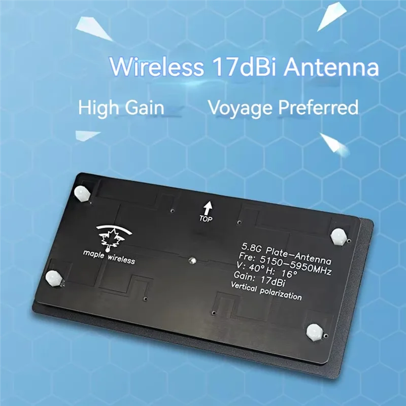 B04B-안테나 액세서리 SIYI HM30 HD 이미지 전송용 17Dbi 5.8Ghz 플레이트 메이플 무선 안테나