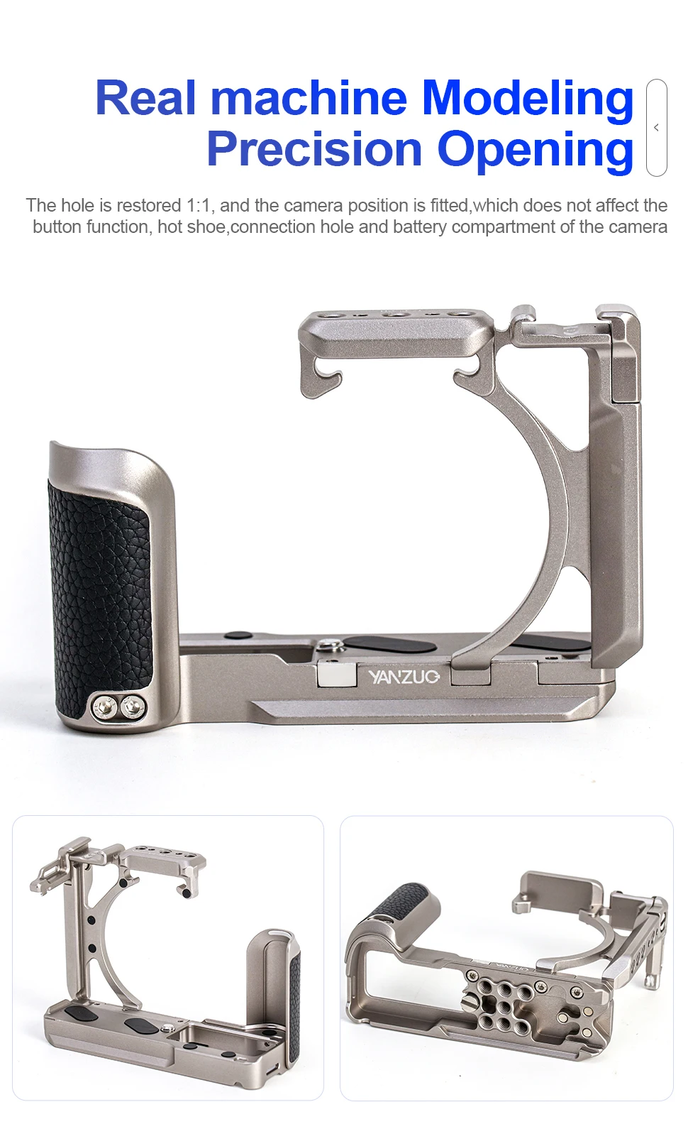 Camera Bracket For Canon V1 Metal Protective Quick-Release Plate V1 Camera Cage