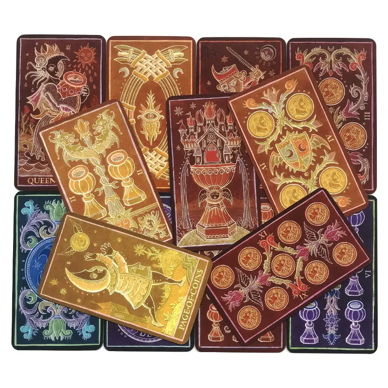 Hot selling Rainbow Tarot Card Oracle Leisure entertainment games Card, family gatherings Tarot , board games Tarot Deck 4