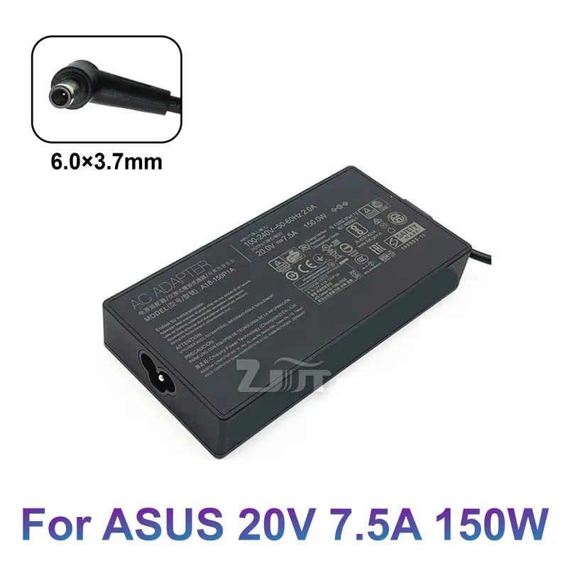 150W 20V 7.5A Power Adapter For ASUS TUF Gaming FX505 Laptops - Replacement Charger