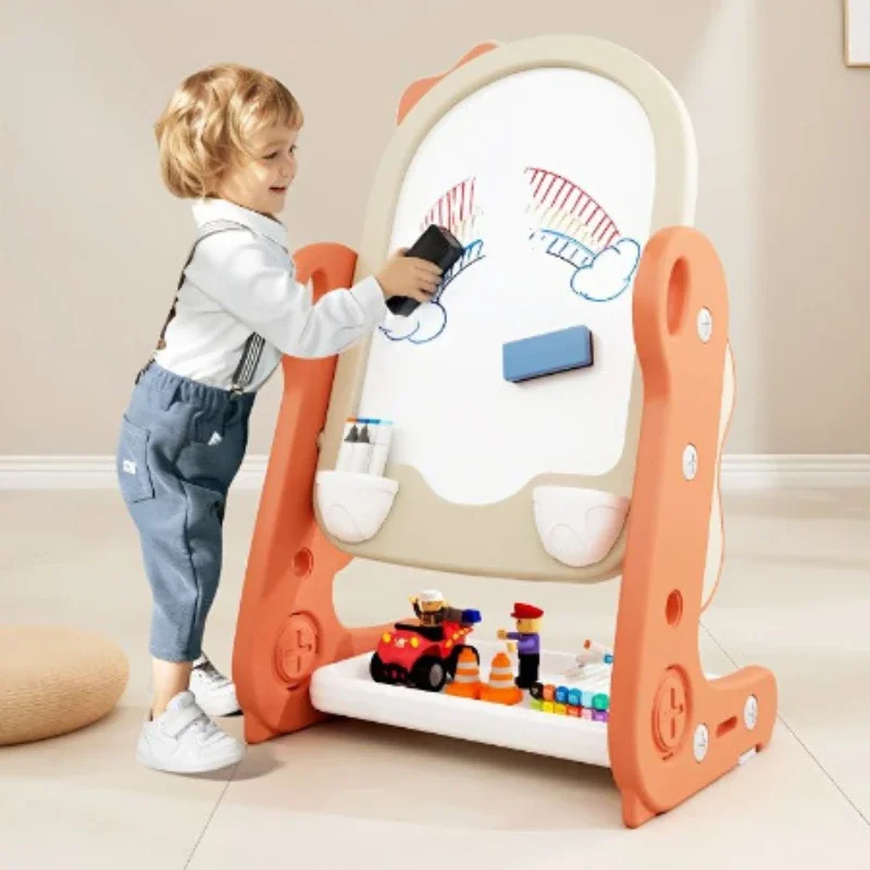 Children's Cartoon Drawing Board Magnetic Erasable Blackboard Multi-functional Painting Writing Board Lifting Handwriting