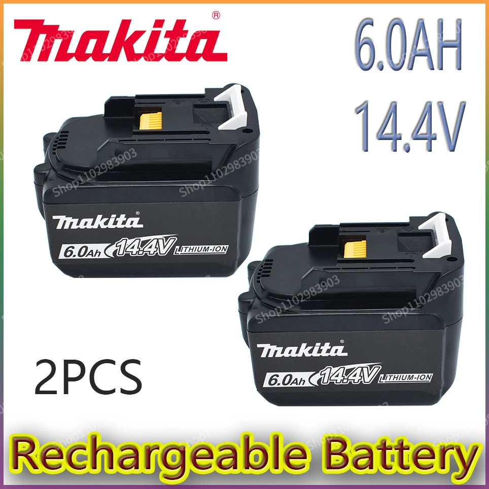 

Makita 14.4V 6.0Ah-12Ah Rechargeable Li-ion Battery For Makita 14V Power Tools Batteries BL1460 BL1430 1415 194066-1