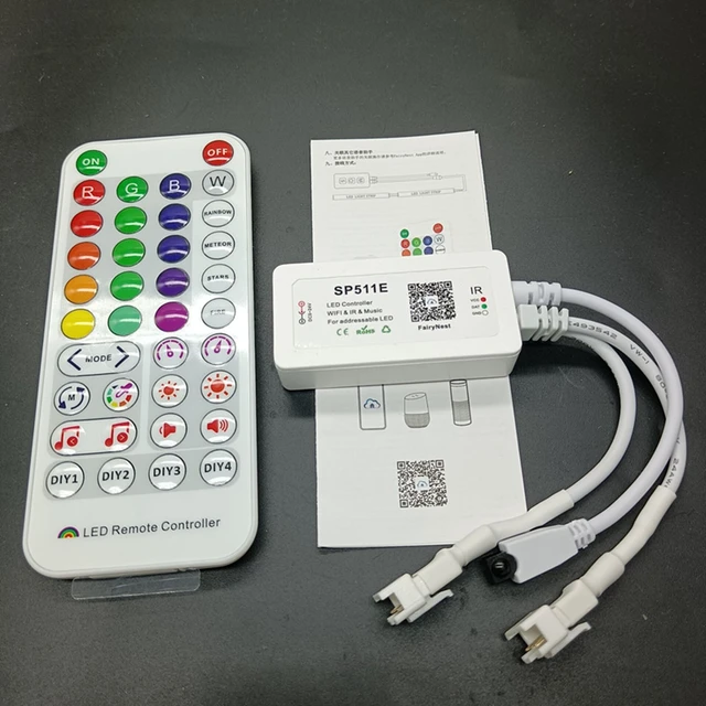 SPI WiFi LED Controller With RF Remote Control Voice Control