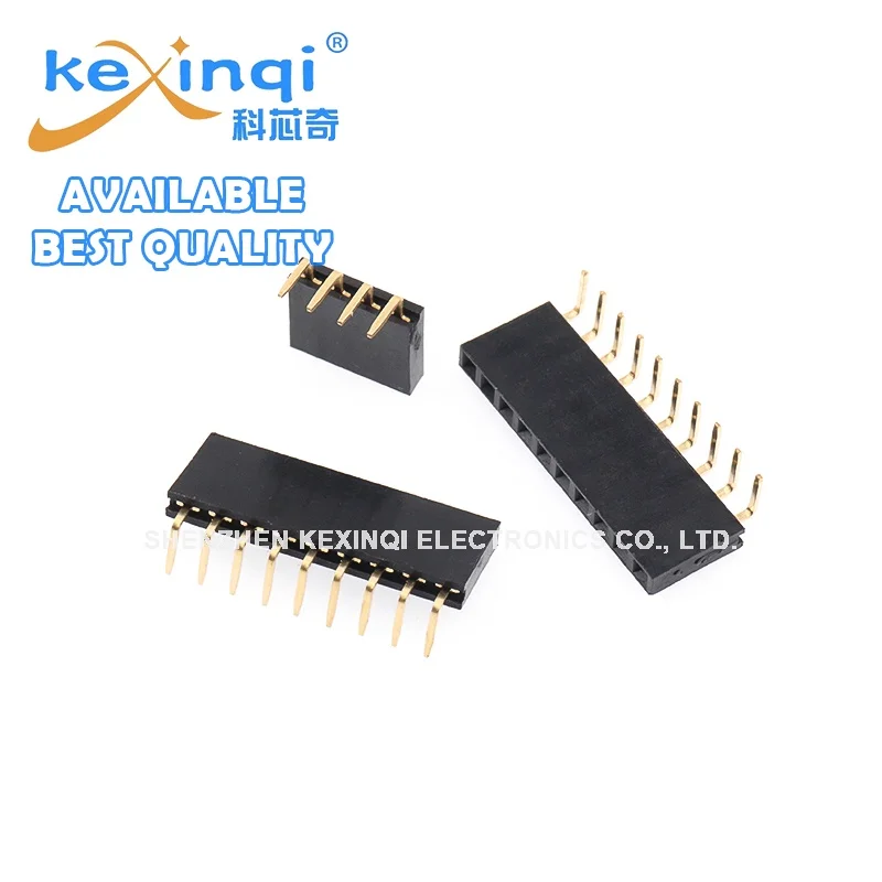 10-20pcs 1*1X 2/3/4/5/6/8/10/40 PIN Single Row Female pitch 2.54mm Pin Header Connector Socket Bend 90 Degrees SMD 3p/4p/6p/8p