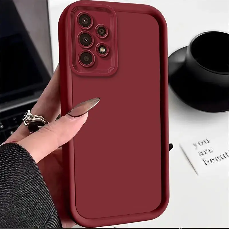 Luxury Matte Soft Silicone Phone Case Cover