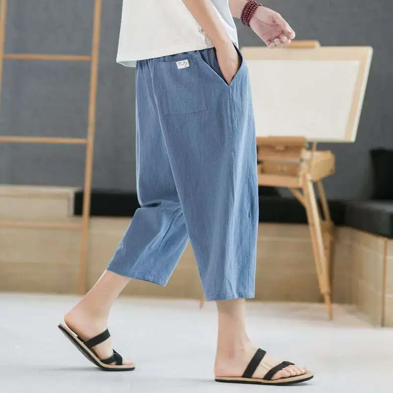 Clear blue (high quality cotton and linen)