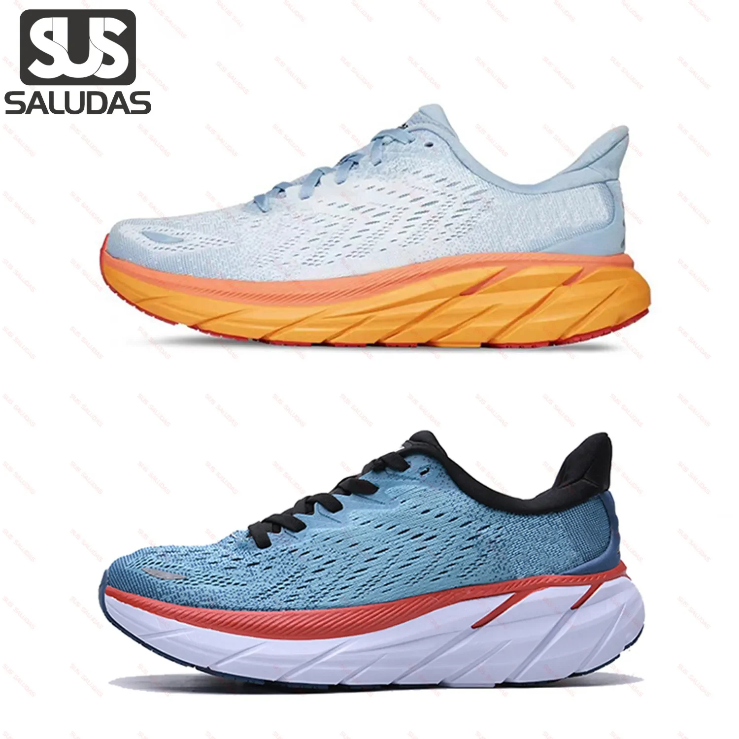 

Clifton 8 Men Sneakers Cushioning Wear Resisting Sports Running Shoes Mesh Breathable Outdoor Marathon Light Training Shoes