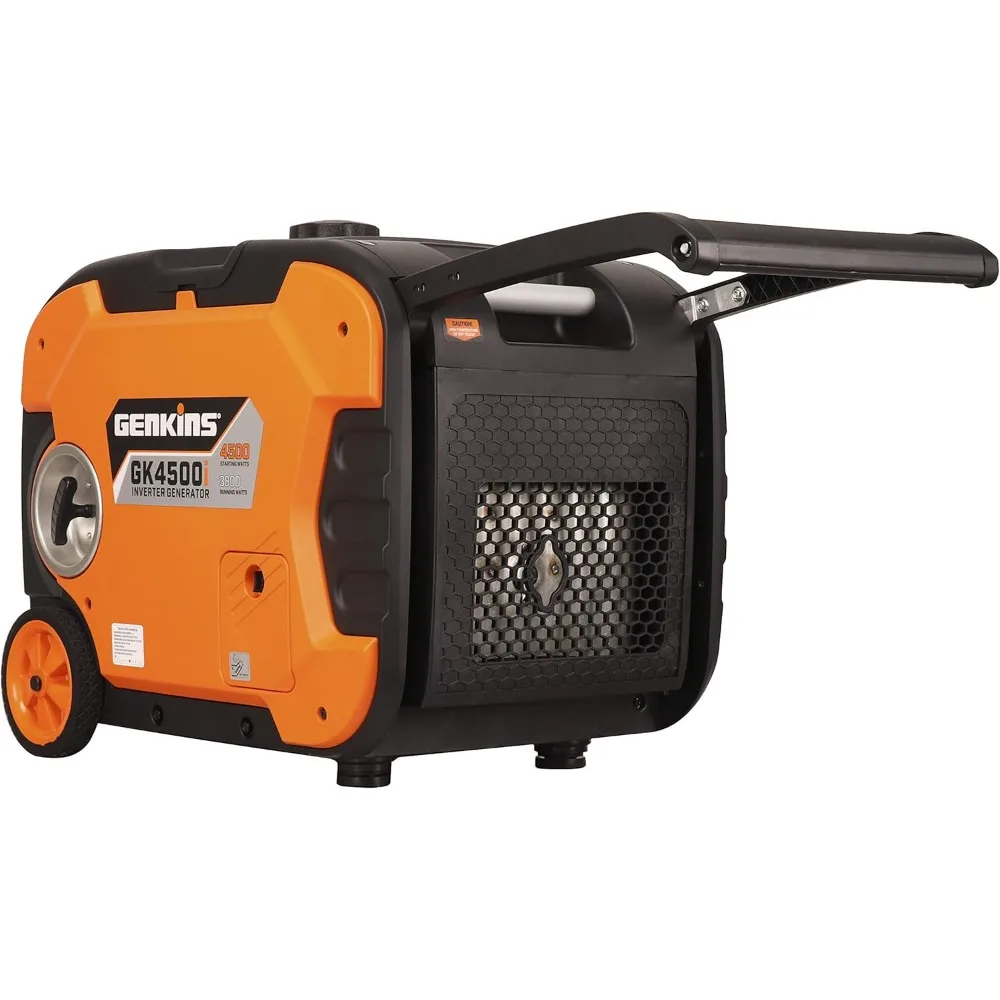 4500 Watt Portable Inverter Generator Gas Powered Ultra Quiet RV Ready Camper Friendly