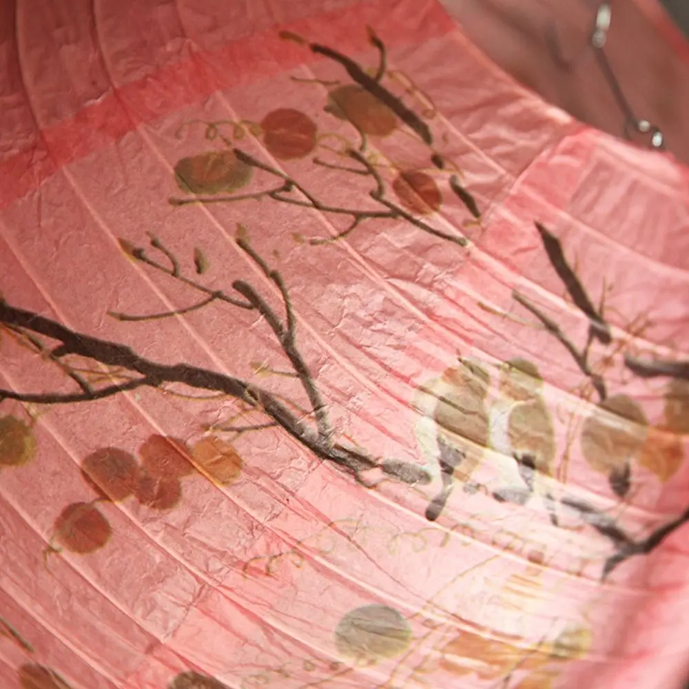 Retro Paper Mid-Autumn Lantern Hanging Handmade Paper Lantern Glowing Three-dimensional New Year