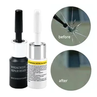 Car Windshield Cracked Repair Fluid Tool Set DIY Auto Window Glass Nano Restore Scratch Crack Protective Decorative Stickers 1