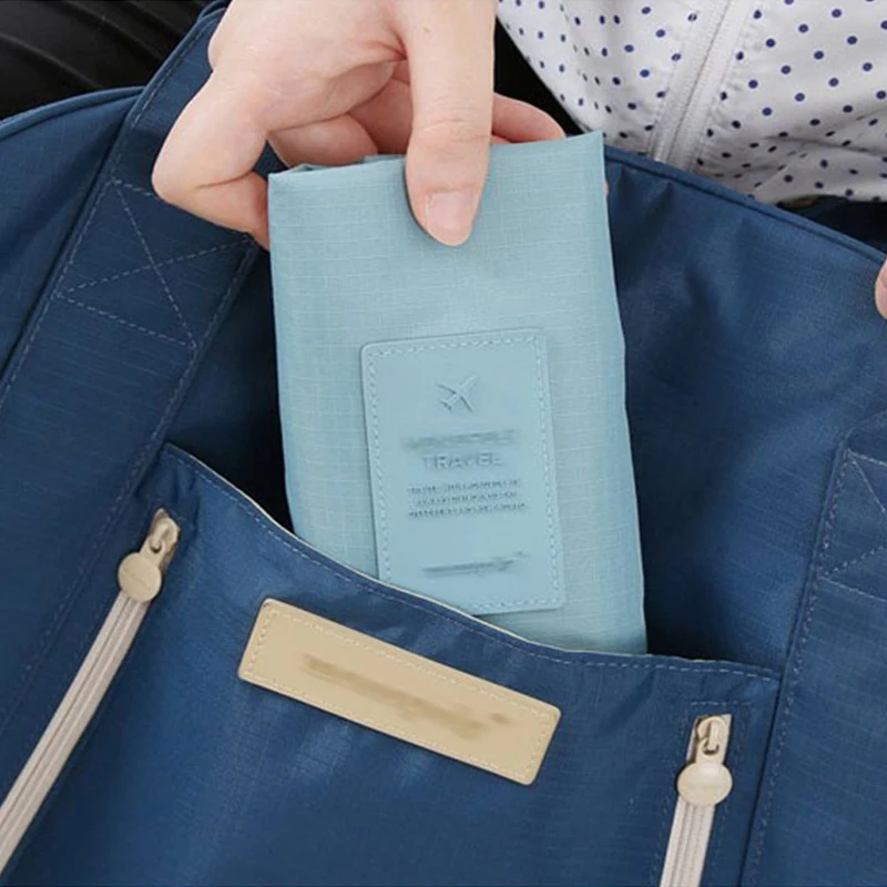 Multifunction Travel Bag Portable Tote Bags for Women Nylon Fold Dust-proof Shoe Organizer Storage Handbag Travelling Ladies 10 S5e853bba114e437cbc70b8b7c687ca82F