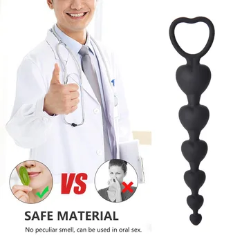 Soft Anal Plug G Spot Dildo anal expander Butt Plugs For Women Anal Beads Vibrating balls Female Masturbate Anal Erotic Sex Toys 2