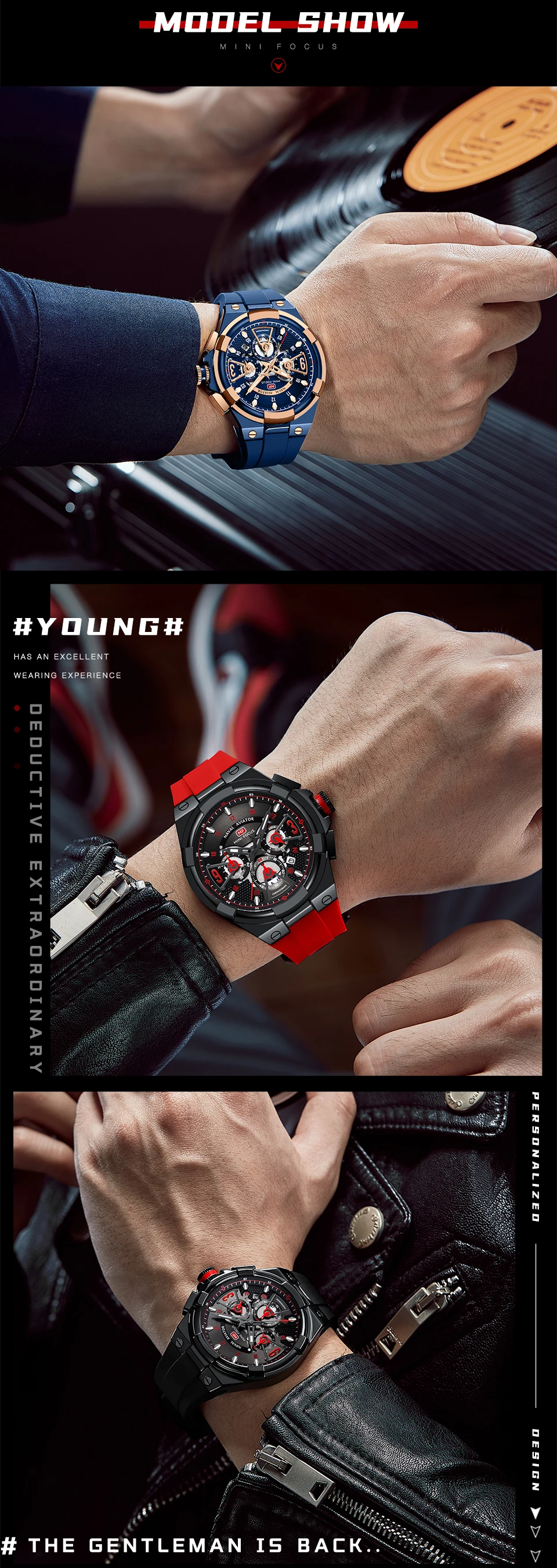 MINI FOCUS Quarzuhr für Herren, wasserdicht_voghion.com