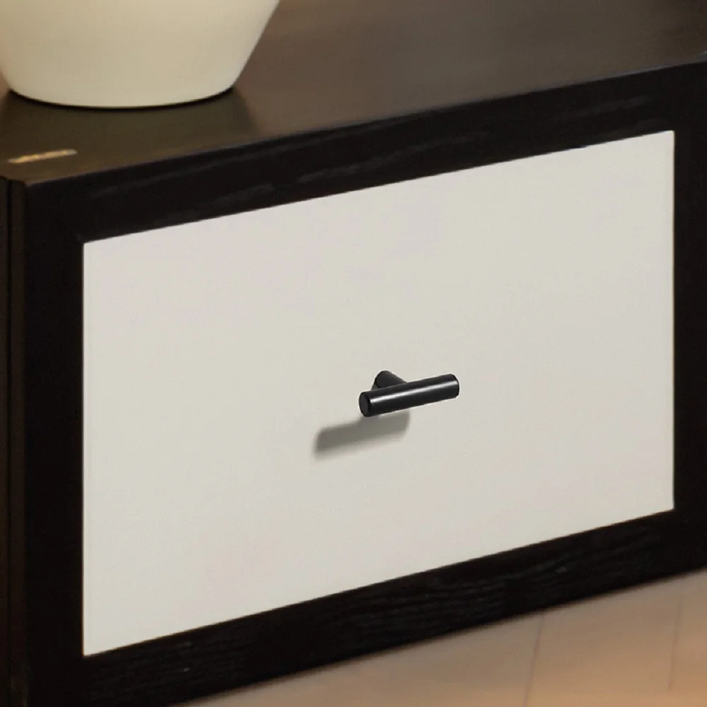 Stainless steel cylindrical furniture handles - الصورة 5