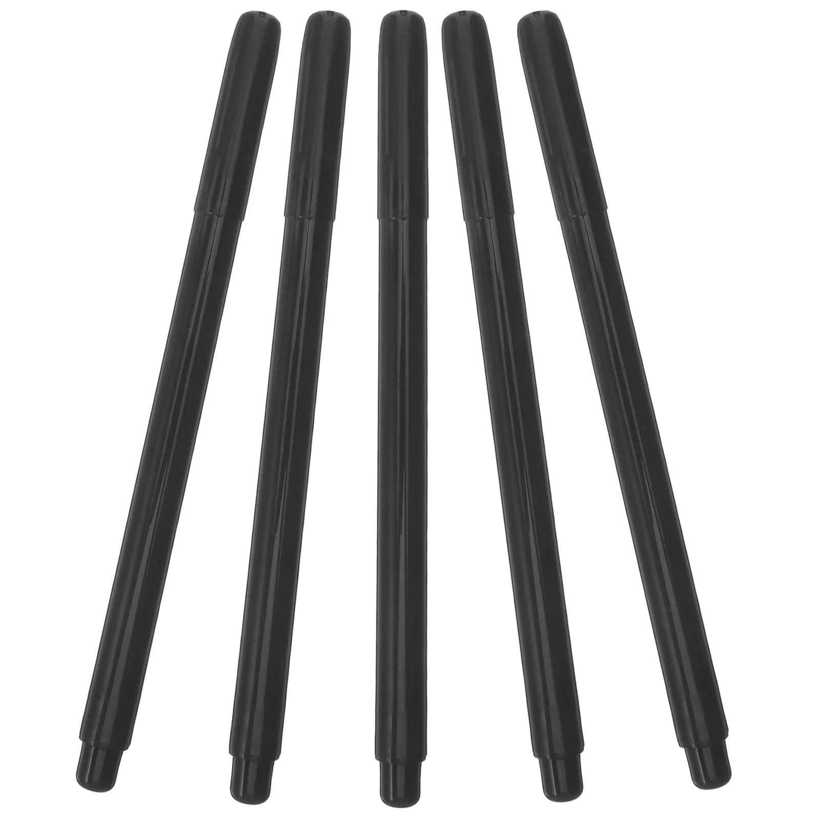 5Pcs Uv 활성화 보이지 않는 잉크 마커 펜 교육 회의 시험 브레인스토밍을위한 블랙 라이트 형광 노트 펜