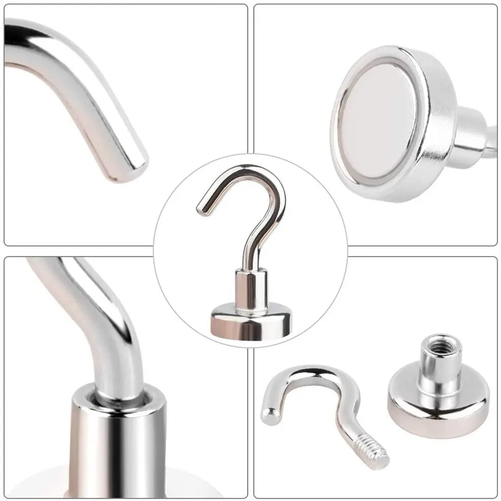 Magnetic Hooks Strong Load Bearing Wall StorageFor Home