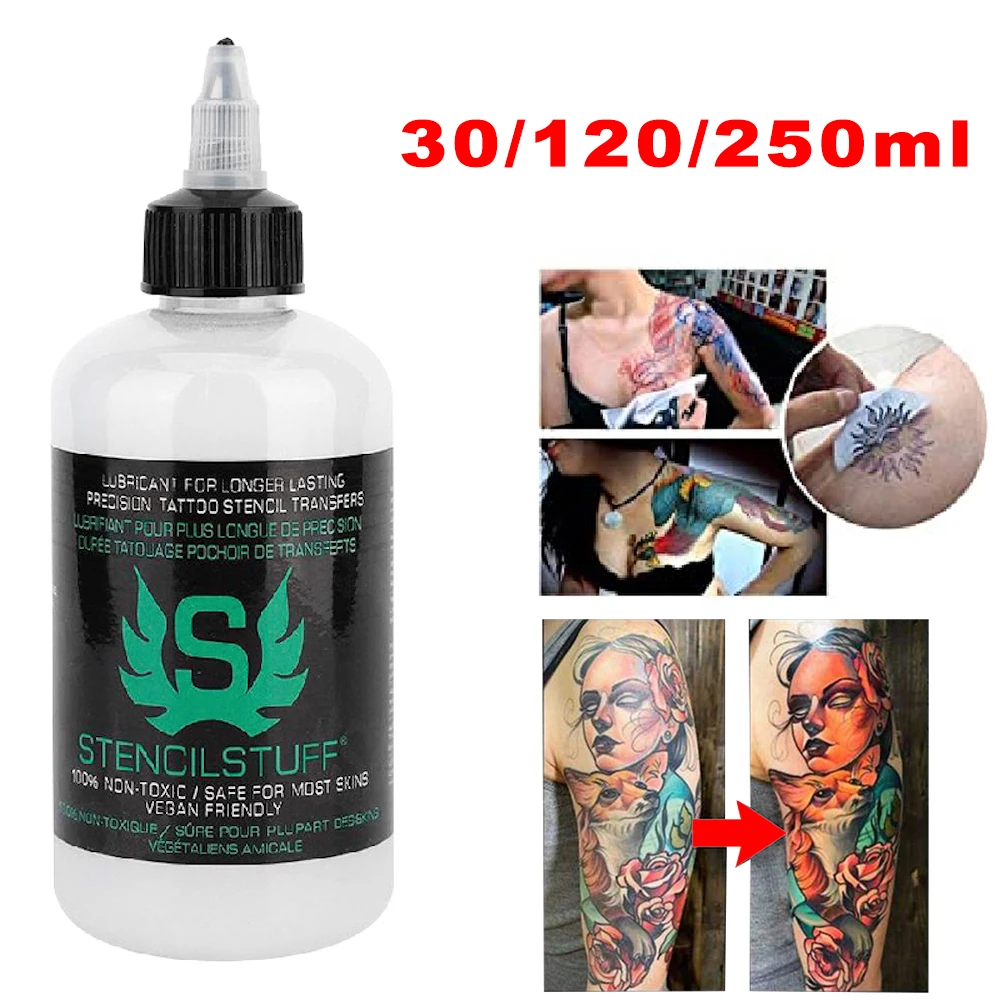 

30/120/250ml Tattoo Stuff Skin Tattoo Ink Transfer Cream Stencil Stuff Magic Gel Beauty Tool Transfer Supplies Permanent Makeup