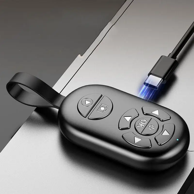 Wireless Blue-tooth Mobile Selfie Lazy Instant Music Video Remote Control Mobile Phone Blue-tooth Controller