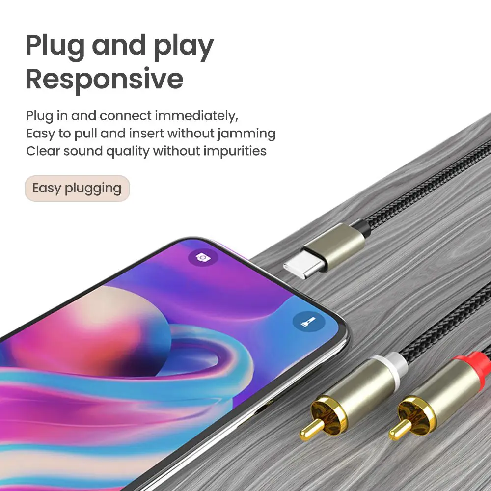 ޴ Ŀ USB C  , CŸ to 2 RCA , Aux ڵ  ̺
