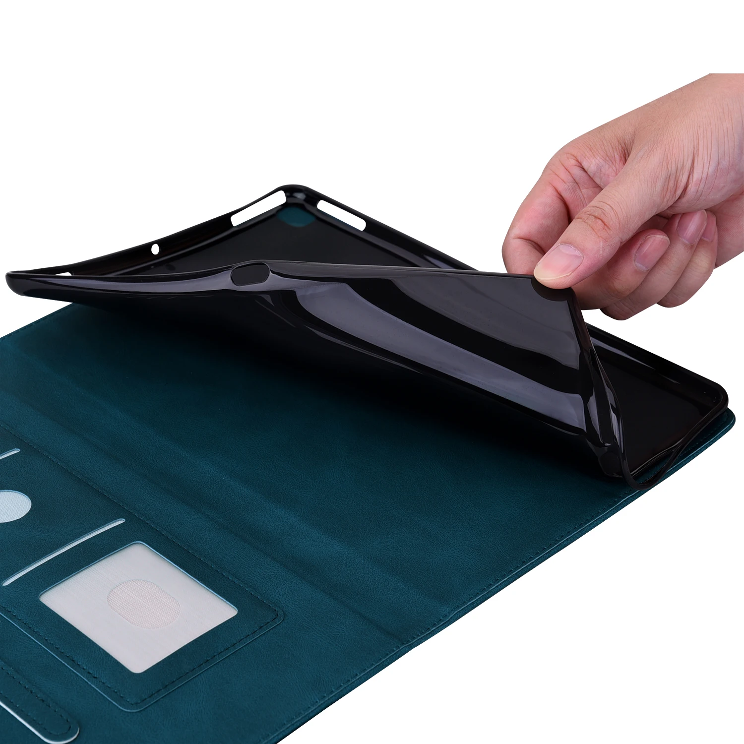 Premium PU Leather Tablet Stand Cover - Universal Fit