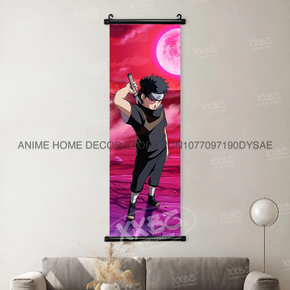 Anime Wall Art: Uchiha Itachi, Haruno Sakura, Shikamaru & Orochimaru Hanging Decor